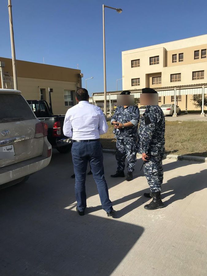 Security coordination with officers on site