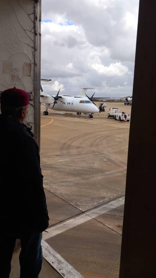 Ground handling at the aircraft on the apron